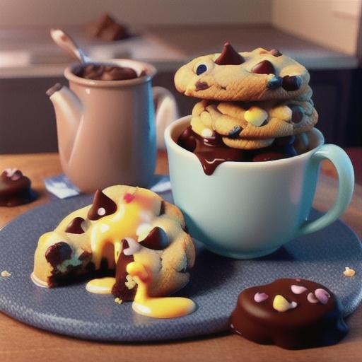 Gooey chocolate chip cookies