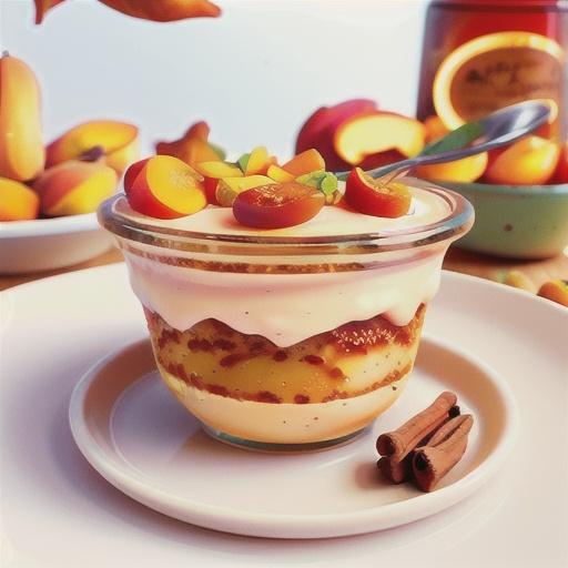 Apricot yoghurt brulees