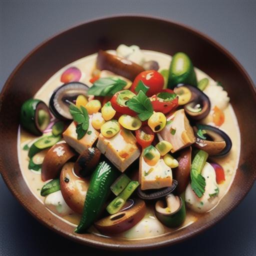 Turkey Stew with Peppers and Mushrooms