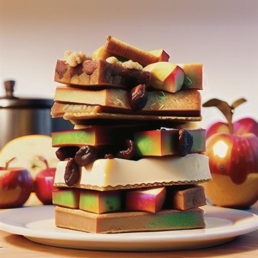 Golden Apple Raisin Squares