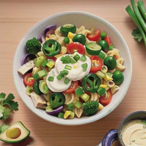 Southwestern Ranch Pasta Salad