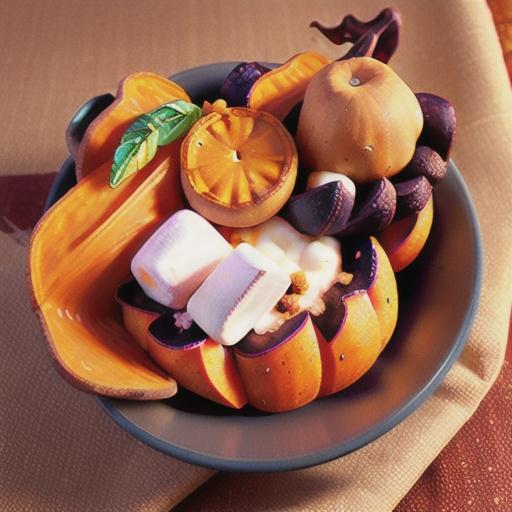 Sweet potato with marshmallow