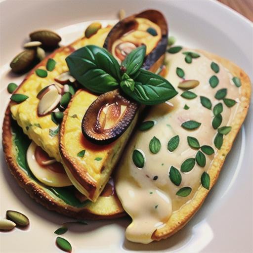 Cheese Omelette with Herbs