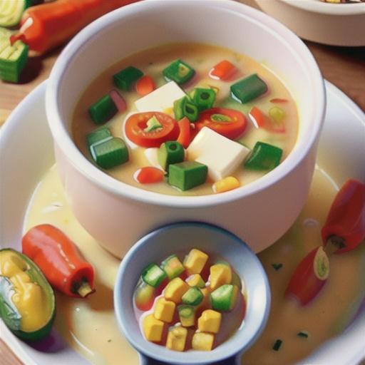 Easy Cheesy Vegetable Soup