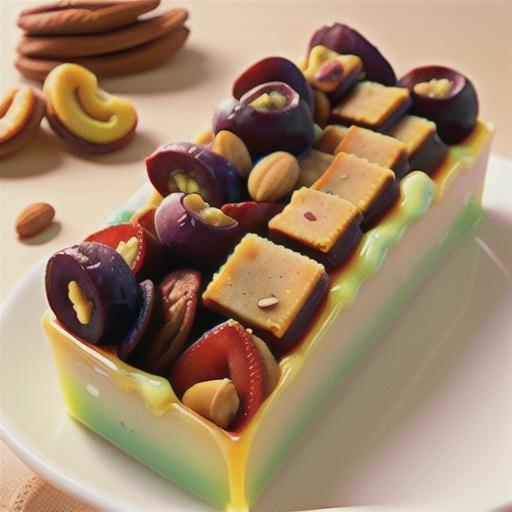 Glazed Dried Fruit and Nut Bars