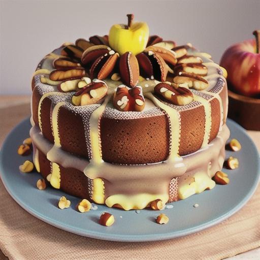 Apple Walnut Cake