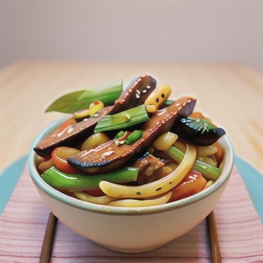 Beef and black bean stir-fry