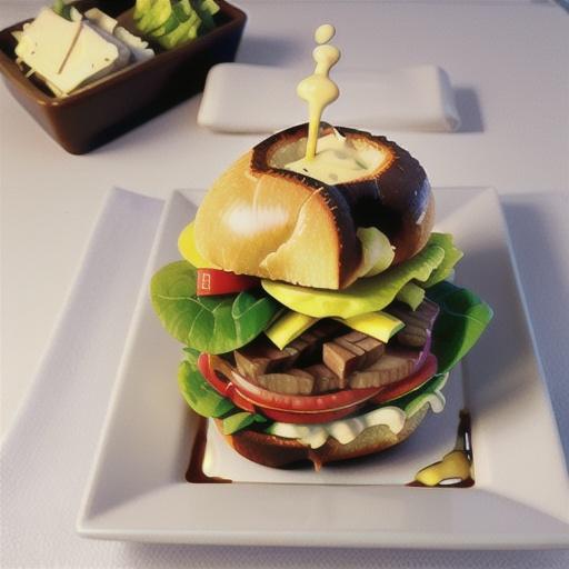 Chargrilled smoked paprika steak sandwiches