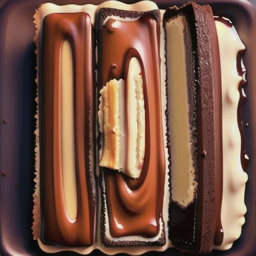 Crème caramel chocolate slice recipe