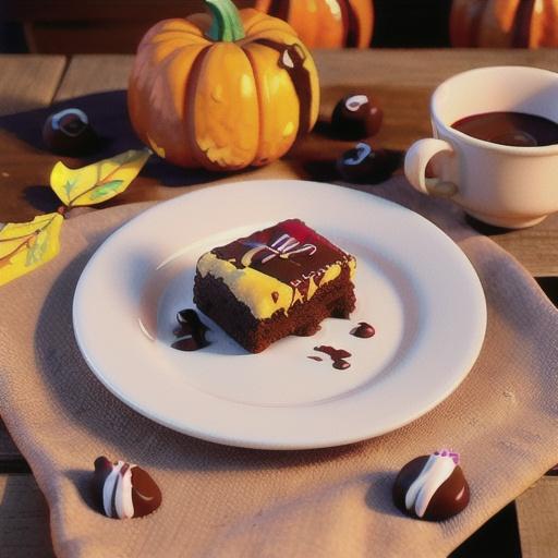 Chocolate-Pumpkin Brownies