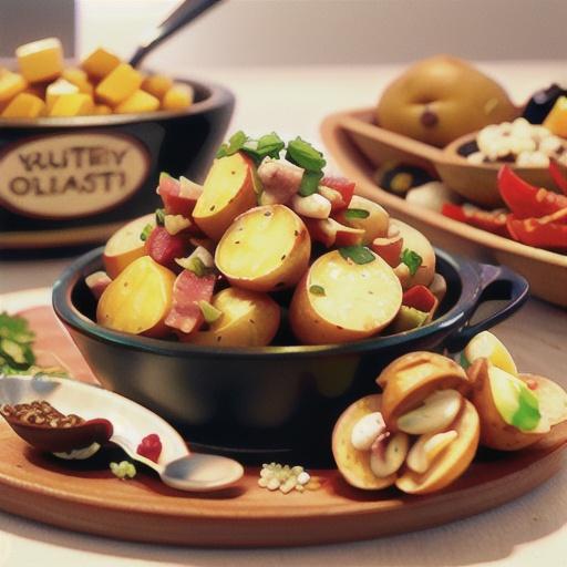 Balsamic Glazed Roasted Potato Salad