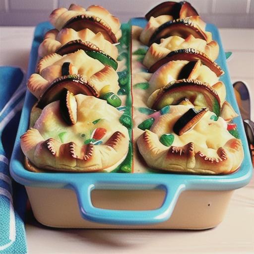 Mom's Fabulous Chicken Pot Pie with Biscuit Crust