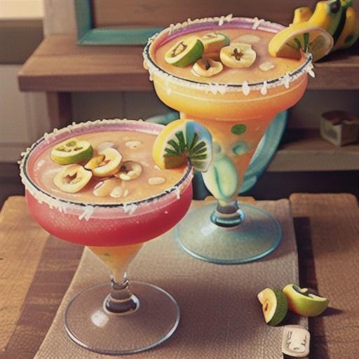 Frozen Banana Margaritas