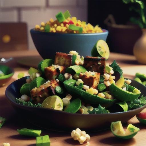 Crunchy Curried Kale