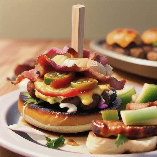 BBQ Meatball Sliders with Bacon