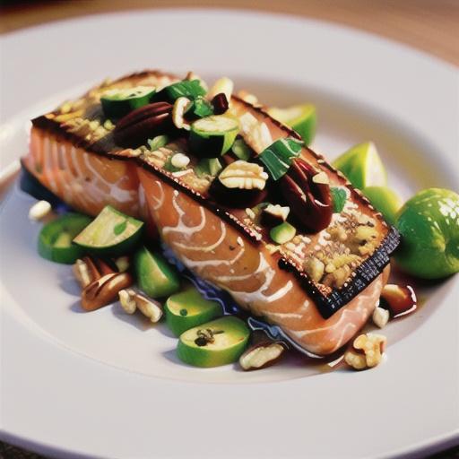 Alaska Salmon Bake with Pecan Crunch Coating