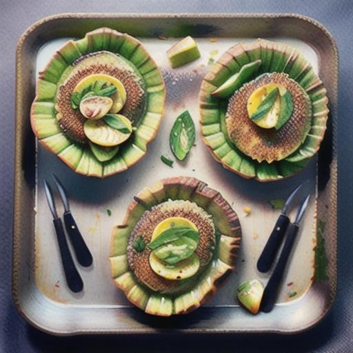 Roasted Cabbage Steaks with Garlic Breadcrumbs