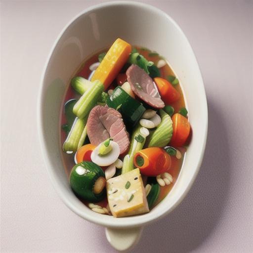 Lamb, vegetable and barley soup
