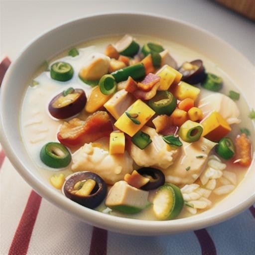 Creamy chicken and rice soup recipe