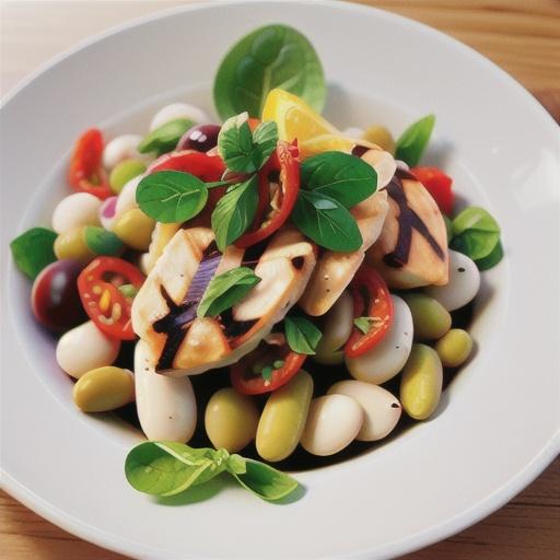 Italian chargrilled chicken and cannellini salad