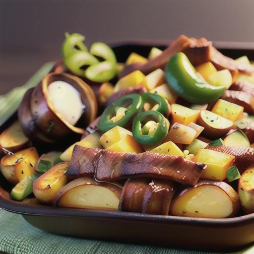 Beef & bean potato bake