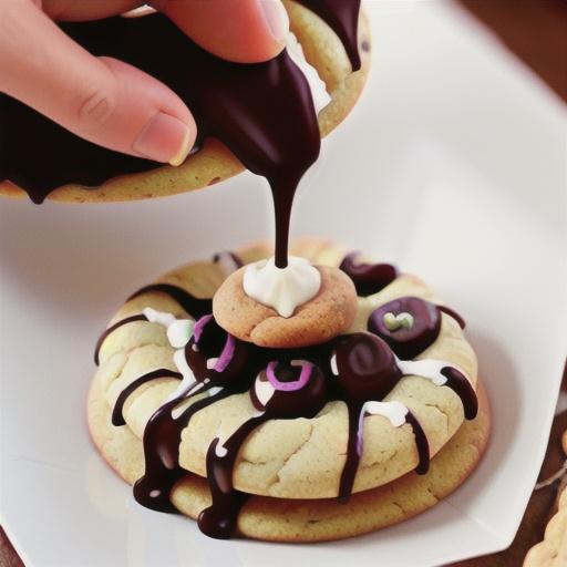 Double Chocolate Chunk Swirl Sugar Cookies