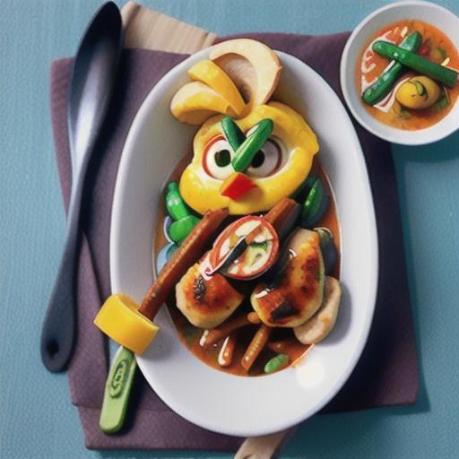 Easy chicken rendang