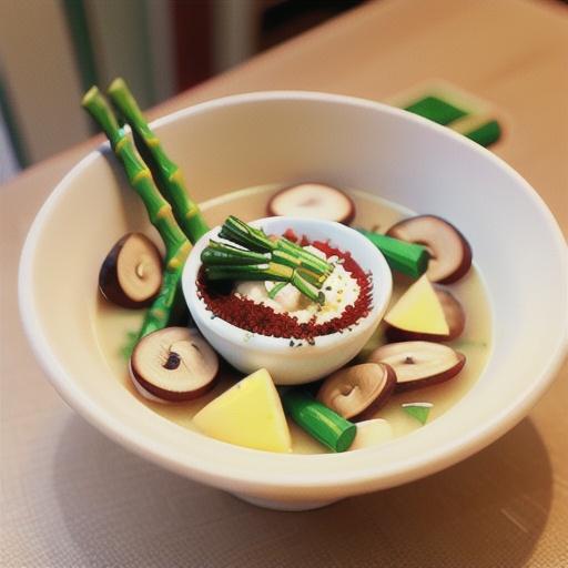 Cream of Asparagus and Mushroom Soup