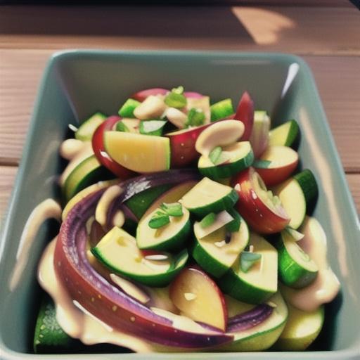 Apple Zucchini Slaw