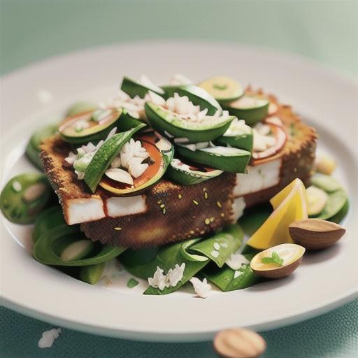 Almond crusted barramundi