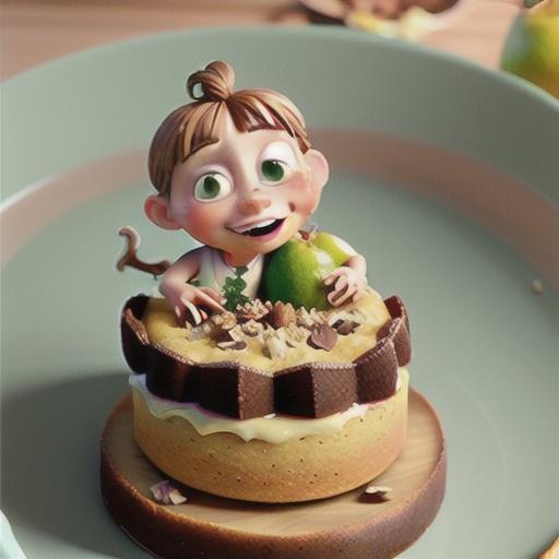 Country Pear-Pecan Snack Cake