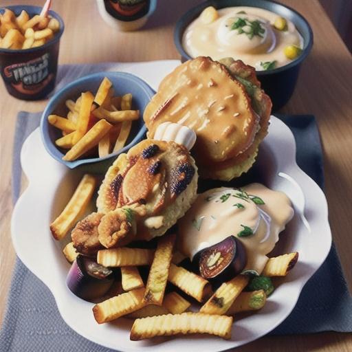 Fast-food fried chicken