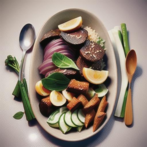 Five-spice pork and greens