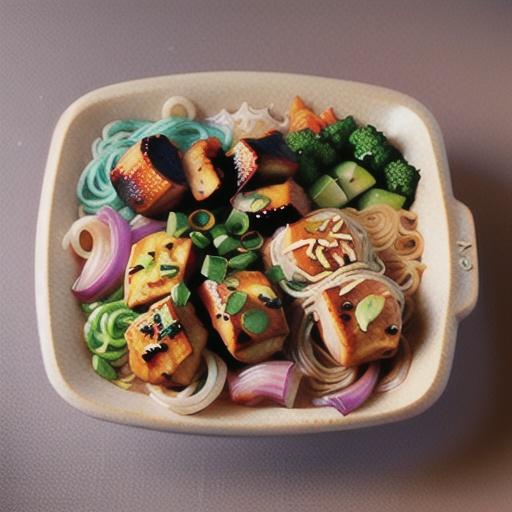 Korean Spicy Chicken Rice Noodle Bake