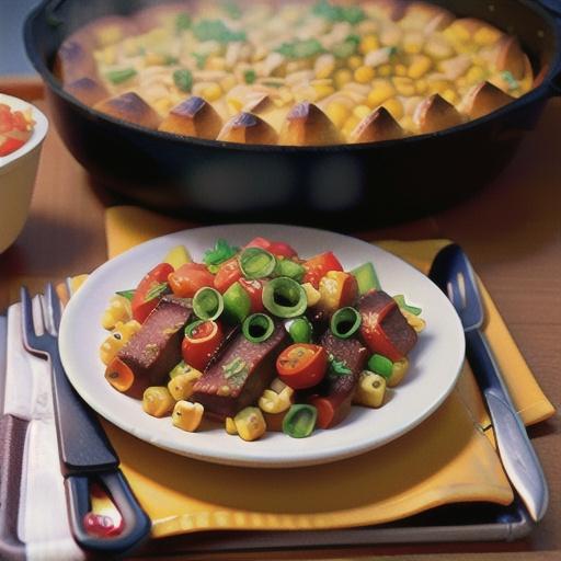 Barbeque Beef Casserole