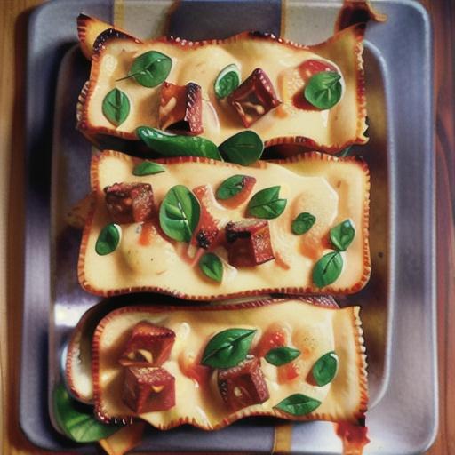 Turkey Lasagna with Butternut Squash, Zucchini, and Spinach