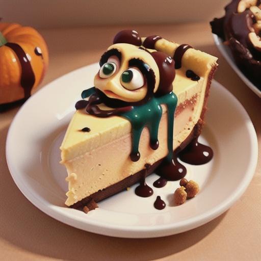 Turtle Pumpkin Cheesecake
