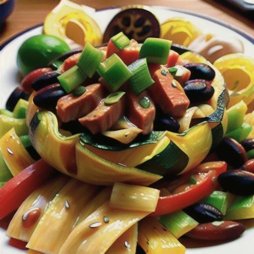 Mexican Spaghetti Squash Stir Fry
