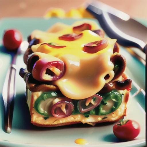 Bacon, Cheese and Tomato Strata