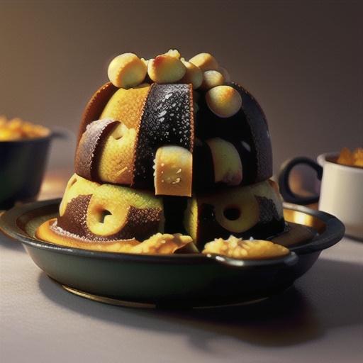 Golden syrup steamed pudding