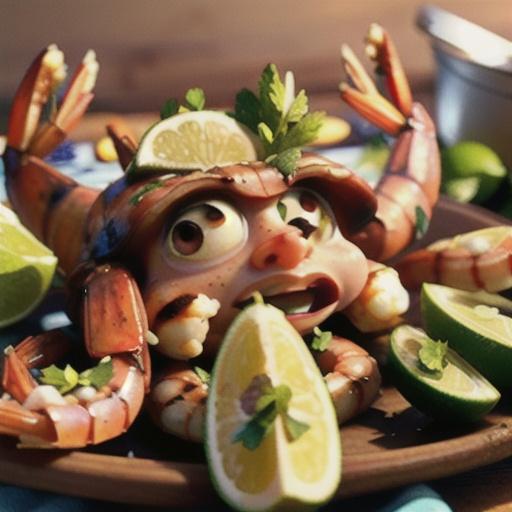 'But Why Is The Rum Gone?' Grilled Shrimp