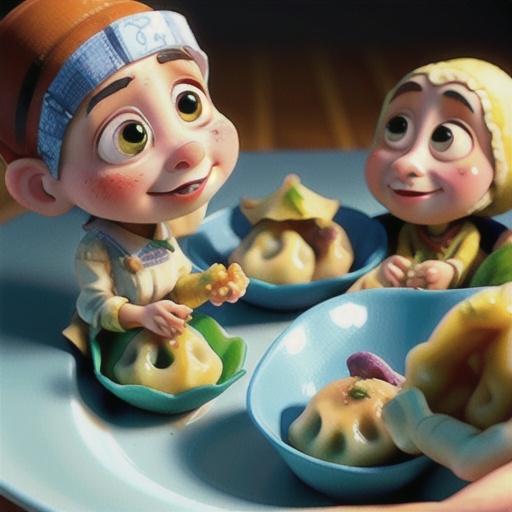 Semolina teardrop dumplings