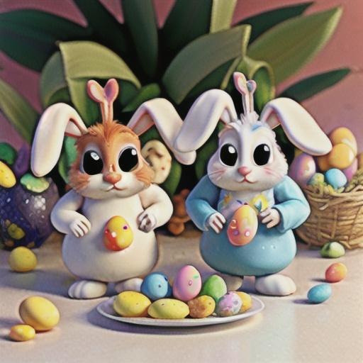 White Chocolate Easter Bunny Bark