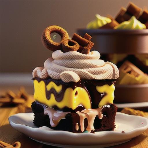 Pumpkin Swirl Brownies