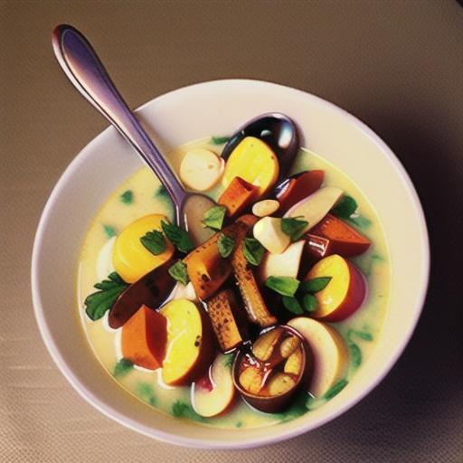 Creamy Curried Root Vegetable Soup