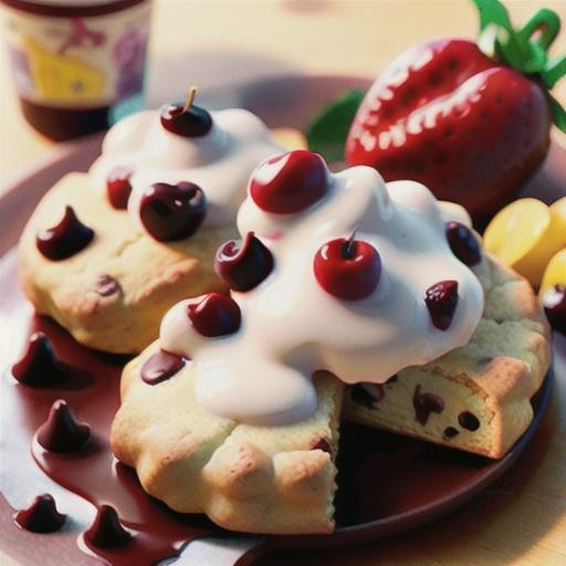 Cherry-Chocolate Chip Scones