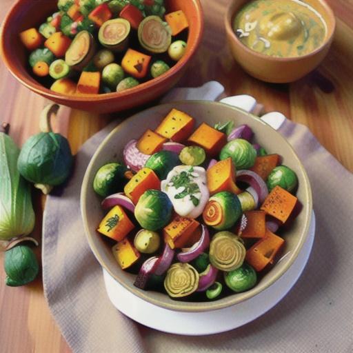 Roasted Fall Vegetable Salad