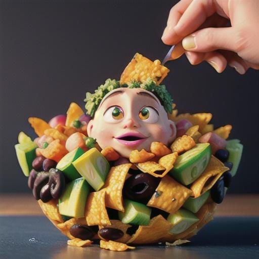 Buffalo Chicken Nacho Bowl