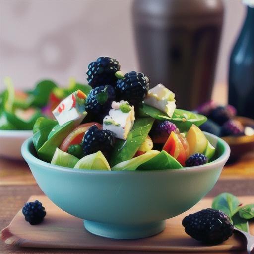 Blackberry Spinach Salad