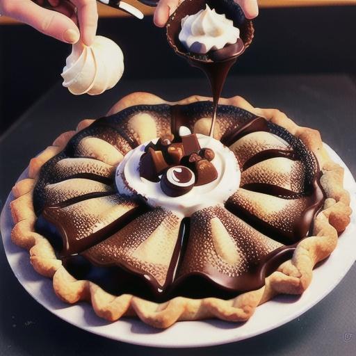 Chocolate Chess Pie III